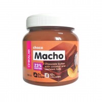 CHOCO MACHO Шоколадная паста с кокосом и кешью (250гр)